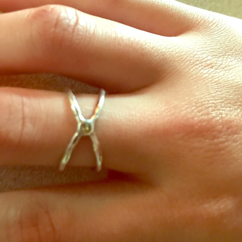 Grace and Heart sterling silver ring